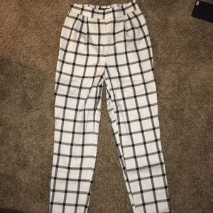 Striped dress trousers